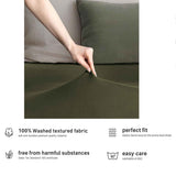 Hotel Quality Fitted sheets - 2 Piece Fitted sheets  -Breathable Bedding - Wrinkle, Fade, Stain Resistant- 26inch/40cm Deep Pocket Fitted Bed Sheet-Wrinkle and Fade Resistant,(Olive green,Single)