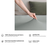 Hotel Quality Fitted sheets - 2 Piece Fitted sheets  -Breathable Bedding - Wrinkle, Fade, Stain Resistant- 26inch/40cm Deep Pocket Fitted Bed Sheet-Wrinkle and Fade Resistant,(Silver-gray,Single)