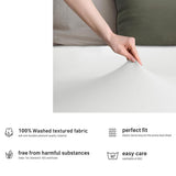 Hotel Quality Fitted sheets - 2 Piece Fitted sheets  -Breathable Bedding - Wrinkle, Fade, Stain Resistant- 26inch/40cm Deep Pocket Fitted Bed Sheet-Wrinkle and Fade Resistant,(White,Super King)