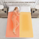 Heated Mattress Pad - Bedding Electric Blanket with 9 Heat Setting & 9-Hour Auto Off, Heated Mattress Pad-Machine Washable Fully Fitted Heating Pad with Overheat Protection , 800GSM Non Woven Fabric-fitted sheet cover(King)