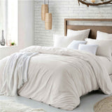 Hotel Soft Microfiber Duvet Cover Set-2000TC Quilt Cover Set & Pillowcases -1 Donna Cover Zipper Closure & 1 x Pillowcases-Breathable Bedding - Wrinkle, Fade, Stain Resistant(Raw white,Double) In Australia - Darrahopens