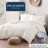 Hotel Soft Microfiber Duvet Cover Set-2000TC Quilt Cover Set & Pillowcases -1 Donna Cover Zipper Closure & 1 x Pillowcases-Breathable Bedding - Wrinkle, Fade, Stain Resistant(Raw white,King) In Australia - Darrahopens
