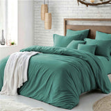 Hotel Soft Microfiber Duvet Cover Set-2000TC Quilt Cover Set & Pillowcases -1 Donna Cover Zipper Closure & 1 x Pillowcases-Breathable Bedding - Wrinkle, Fade, Stain Resistant(Biscay blue,Single) In Australia - Darrahopens