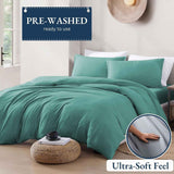 Hotel Soft Microfiber Duvet Cover Set-2000TC Quilt Cover Set & Pillowcases -1 Donna Cover Zipper Closure & 1 x Pillowcases-Breathable Bedding - Wrinkle, Fade, Stain Resistant(Biscay blue,Single) In Australia - Darrahopens