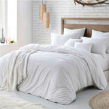 Hotel Soft Microfiber Duvet Cover Set-2000TC Quilt Cover Set & Pillowcases -1 Donna Cover Zipper Closure & 1 x Pillowcases-Breathable Bedding - Wrinkle, Fade, Stain Resistant(White,Super King) In Australia - Darrahopens