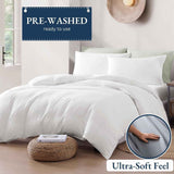 Hotel Soft Microfiber Duvet Cover Set-2000TC Quilt Cover Set & Pillowcases -1 Donna Cover Zipper Closure & 1 x Pillowcases-Breathable Bedding - Wrinkle, Fade, Stain Resistant(White,Super King) In Australia - Darrahopens