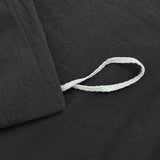 Hotel Soft Microfiber Duvet Cover Set-2000TC Quilt Cover Set & Pillowcases -1 Donna Cover Zipper Closure & 1 x Pillowcases-Breathable Bedding - Wrinkle, Fade, Stain Resistant(Black,Double)