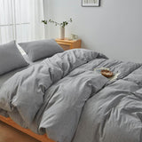Hotel Soft Microfiber Duvet Cover Set-2000TC Quilt Cover Set & Pillowcases -1 Donna Cover Zipper Closure & 1 x Pillowcases-Breathable Bedding - Wrinkle, Fade, Stain Resistant(Grey,Double) In Australia - Darrahopens