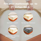Hotel Soft Bed Sheet Set- Bedding Sheets & Pillowcases -Breathable Bedding - Wrinkle, Fade, Stain Resistant-Deep Pocket Flat Fitted Bed Sheet Set(Camel Beige,Double) In Australia - Darrahopens