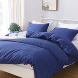 Hotel Soft Microfiber Duvet Cover Set-2000TC Quilt Cover Set & Pillowcases -1 Donna Cover Zipper Closure & 1 x Pillowcases-Breathable Bedding - Wrinkle, Fade, Stain Resistant(Royal blue,King) In Australia - Darrahopens
