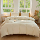 Hotel Soft Microfiber Duvet Cover Set-2000TC Quilt Cover Set & Pillowcases -1 Donna Cover Zipper Closure & 1 x Pillowcases-Breathable Bedding - Wrinkle, Fade, Stain Resistant(Cream White,King) In Australia - Darrahopens
