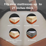 Hotel Soft Bed Sheet Set- Bedding Sheets & Pillowcases -Breathable Bedding - Wrinkle, Fade, Stain Resistant-Deep Pocket Flat Fitted Bed Sheet Set(Black,King) In Australia - Darrahopens