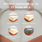 Hotel Soft Bed Sheet Set- Bedding Sheets & Pillowcases -Breathable Bedding - Wrinkle, Fade, Stain Resistant-Deep Pocket Flat Fitted Bed Sheet Set(Cream White,King) In Australia - Darrahopens