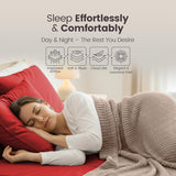 Hotel Quality Fitted Sheet - 1 Piece Fitted Sheet  -Breathable Bedding - Wrinkle, Fade, Stain Resistant- 16inch/40cm Deep Pocket Fitted Bed Sheet-Wrinkle and Fade Resistant,(Red,King) In Australia - Darrahopens