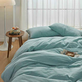 Hotel Soft Microfiber Duvet Cover Set-2000TC Quilt Cover Set & Pillowcases -1 Donna Cover Zipper Closure & 1 x Pillowcases-Breathable Bedding - Wrinkle, Fade, Stain Resistant(Ice Blue,King Single) In Australia - Darrahopens