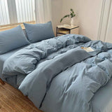 Hotel Soft Microfiber Duvet Cover Set-2000TC Quilt Cover Set & Pillowcases -1 Donna Cover Zipper Closure & 1 x Pillowcases-Breathable Bedding - Wrinkle, Fade, Stain Resistant(Ocean,King Single) In Australia - Darrahopens