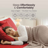 Hotel Quality Fitted Sheet - 1 Piece Fitted Sheet  -Breathable Bedding - Wrinkle, Fade, Stain Resistant- 16inch/40cm Deep Pocket Fitted Bed Sheet-Wrinkle and Fade Resistant,(Red,King Single) In Australia - Darrahopens