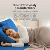 Hotel Quality Fitted Sheet - 1 Piece Fitted Sheet  -Breathable Bedding - Wrinkle, Fade, Stain Resistant- 16inch/40cm Deep Pocket Fitted Bed Sheet-Wrinkle and Fade Resistant,(Royal blue,King Single) In Australia - Darrahopens