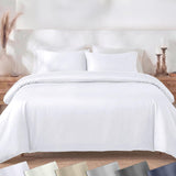 Hotel Soft Microfiber Duvet Cover Set-2000TC Quilt Cover Set & Pillowcases -1 Donna Cover Zipper Closure & 1 x Pillowcases-Breathable Bedding - Wrinkle, Fade, Stain Resistant(White,Queen) In Australia - Darrahopens