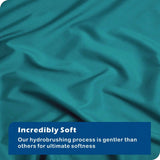 Hotel Soft Microfiber Duvet Cover Set-2000TC Quilt Cover Set & Pillowcases -1 Donna Cover Zipper Closure & 1 x Pillowcases-Breathable Bedding - Wrinkle, Fade, Stain Resistant(Biscay blue,Queen) In Australia - Darrahopens
