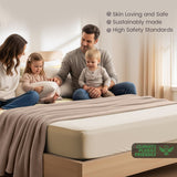 Hotel Quality Fitted Sheet - 1 Piece Fitted Sheet  -Breathable Bedding - Wrinkle, Fade, Stain Resistant- 16inch/40cm Deep Pocket Fitted Bed Sheet-Wrinkle and Fade Resistant,(Cream White,Queen) In Australia - Darrahopens