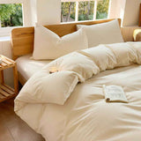 Hotel Soft Microfiber Duvet Cover Set-2000TC Quilt Cover Set & Pillowcases -1 Donna Cover Zipper Closure & 1 x Pillowcases-Breathable Bedding - Wrinkle, Fade, Stain Resistant(Cream White,Single) In Australia - Darrahopens