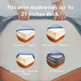Hotel Soft Bed Sheet Set- Bedding Sheets & Pillowcases -Breathable Bedding - Wrinkle, Fade, Stain Resistant-Deep Pocket Flat Fitted Bed Sheet Set(Ocean,Single) In Australia - Darrahopens