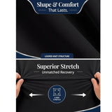Hotel Quality Fitted Sheet - 1 Piece Fitted Sheet  -Breathable Bedding - Wrinkle, Fade, Stain Resistant- 16inch/40cm Deep Pocket Fitted Bed Sheet-Wrinkle and Fade Resistant,(Black,Single)