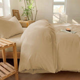 Hotel Soft Microfiber Duvet Cover Set-2000TC Quilt Cover Set & Pillowcases -1 Donna Cover Zipper Closure & 1 x Pillowcases-Breathable Bedding - Wrinkle, Fade, Stain Resistant(Camel Beige,Super King) In Australia - Darrahopens