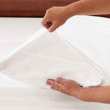 Hotel Soft Bed Sheet Set- Bedding Sheets & Pillowcases -Breathable Bedding - Wrinkle, Fade, Stain Resistant-Deep Pocket Flat Fitted Bed Sheet Set(White,Super King) In Australia - Darrahopens