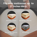 Hotel Soft Bed Sheet Set- Bedding Sheets & Pillowcases -Breathable Bedding - Wrinkle, Fade, Stain Resistant-Deep Pocket Flat Fitted Bed Sheet Set(Black,Super King) In Australia - Darrahopens
