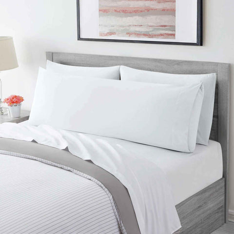 Ultra Soft Microfiber Body Pillow Cover/Pillowcases with Envelope-style pocket (50cm x 150cm Body Pillow Cover,white )