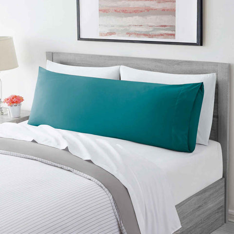 Ultra Soft Microfiber Body Pillow Cover/Pillowcases with Envelope-style pocket (50cm x 150cm Body Pillow Cover,Blue green)