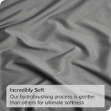 4 Piece Bed Sheet Set- Bedding Sheets & Pillowcases -Breathable Bedding - Wrinkle, Fade, Stain Resistant-Deep Pocket Flat Fitted Bed Sheet Set(Grey,Double)