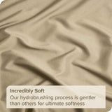 4 Piece Bed Sheet Set- Bedding Sheets & Pillowcases -Breathable Bedding - Wrinkle, Fade, Stain Resistant-Deep Pocket Flat Fitted Bed Sheet Set(Cream White,Queen)