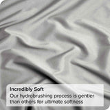 4 Piece Bed Sheet Set- Bedding Sheets & Pillowcases -Breathable Bedding - Wrinkle, Fade, Stain Resistant-Deep Pocket Flat Fitted Bed Sheet Set(Silver-gray,Queen)