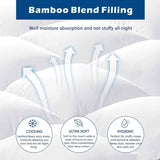 1000GSM Mattress Topper Viscose Derived from Bamboo, Thick Pillowtop Fitted Mattress Cover with 45cm Deep Skirt - Machine Washable Hypoallergenic（King Single,Black）