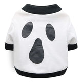 DROOLING DOG Pet Dog Cat Clothes Cotton T Shirt White (mask) XS