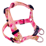 DEYUAN Bohemian Dog Harness Polyester Pink Rose M:2*42-61cm