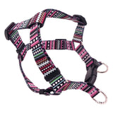 DEYUAN Bohemian Dog Harness Polyester Purple Arrow L:2.5*60-93cm