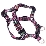 DEYUAN Bohemian Dog Harness Polyester Bomi Purple S:1.5*32-45cm