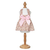 Leisure Darling Pet Dog Dress Cotton Princess Style Pink 10/S