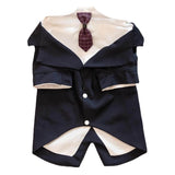 Pet Suit Dog Tuxedo Wedding little tail Polyester Individual tie (average size, order Note color) XL