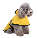 BJAYPET Dog Raincoat Polyester Reflective Small Pet... Yellow