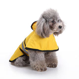 BJAYPET Dog Raincoat Polyester Reflective Small Pet... Yellow