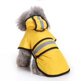 BJAYPET Dog Raincoat Polyester Reflective Small Pet... Yellow M