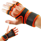 Leather Silicone Wrist Bracer for Weightlifting Climbing Blue-XL In Australia - Darrahopens