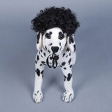 FUN OF PETS Pet Wig Short Curly Hair Black