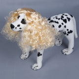 Pet Wig Long Curly Light Gold K Silk P Silk In Australia - Darrahopens