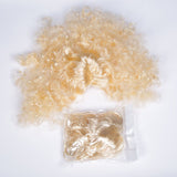 Pet Wig Long Curly Light Gold K Silk P Silk